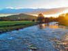 Winter Sunrise on the River Usk at Abergavenny