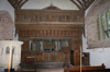 The 15th century rood loft & screen