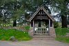 The lychgate of the church of Saints Peter, Paul & John