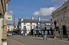 Agincourt Square, looking towards St Marys Priory Church