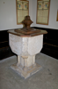 The font of St Marys, Usk